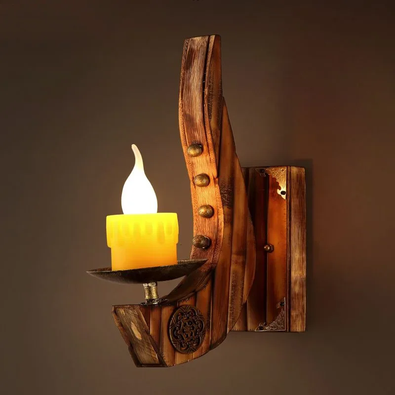 Switching Coffee To Tea - Creative American country resin solid wood