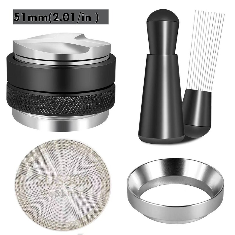 Coffee Tamper Leveler - 51/53/58mm 5pcs Espresso Set - Leveler