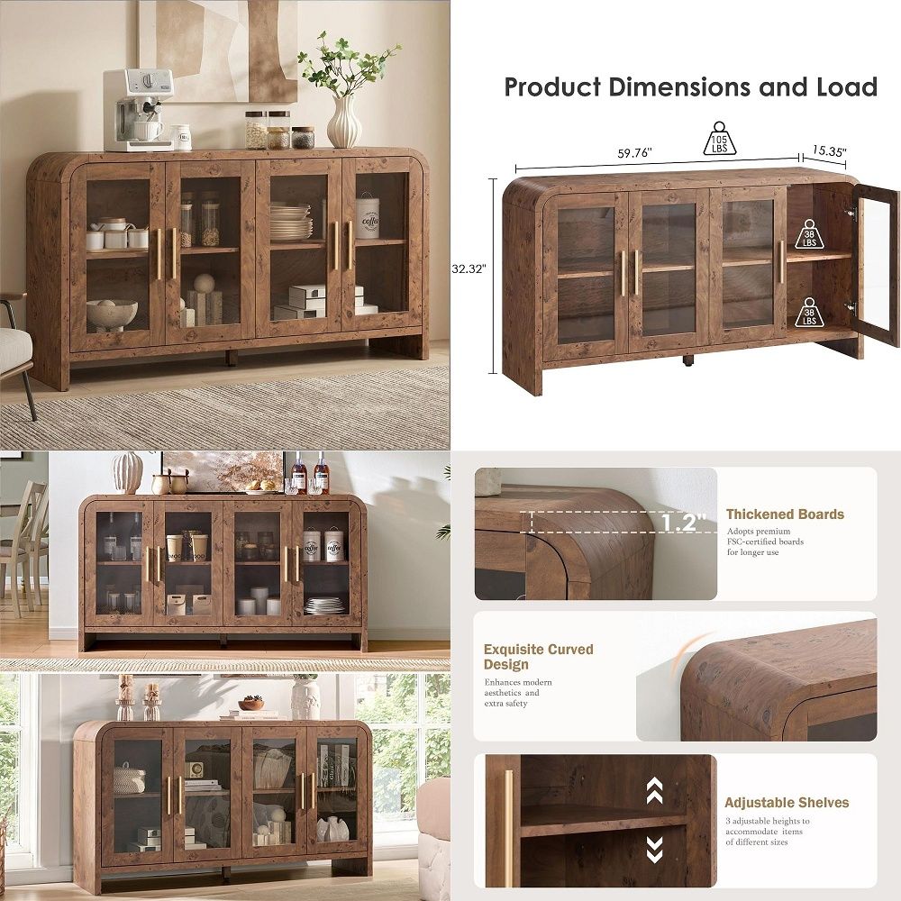 Coffee & Tea - Pastry Góc Xanh - Sideboard Buffet Cabinet with Storage, Sideboard