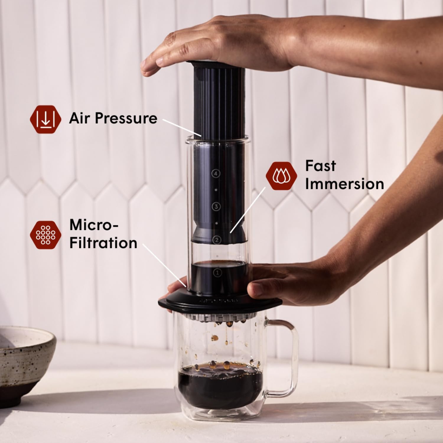 Premium Coffee Press, Glass, S - French Press Glass 评论和价格