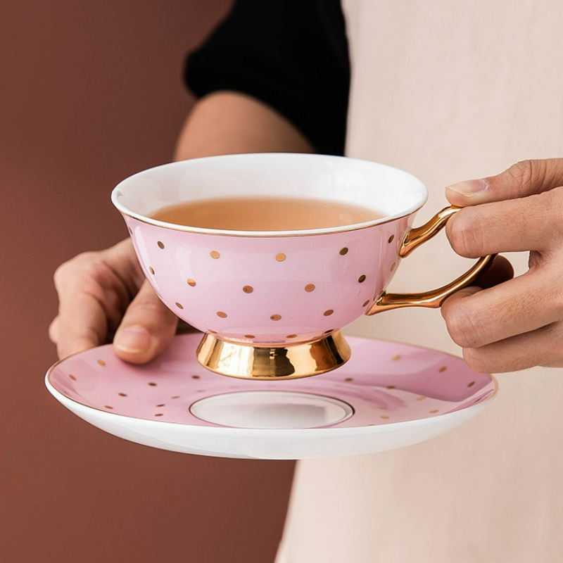 Ceramic Pink Coffee Mugs with  - Water Tea And Coffee 评论和价格