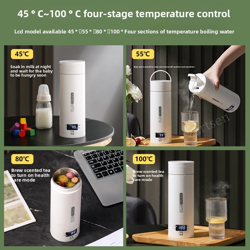 500ML Electric Kettles Portabl - Coffee Tea Menu 评论和价格