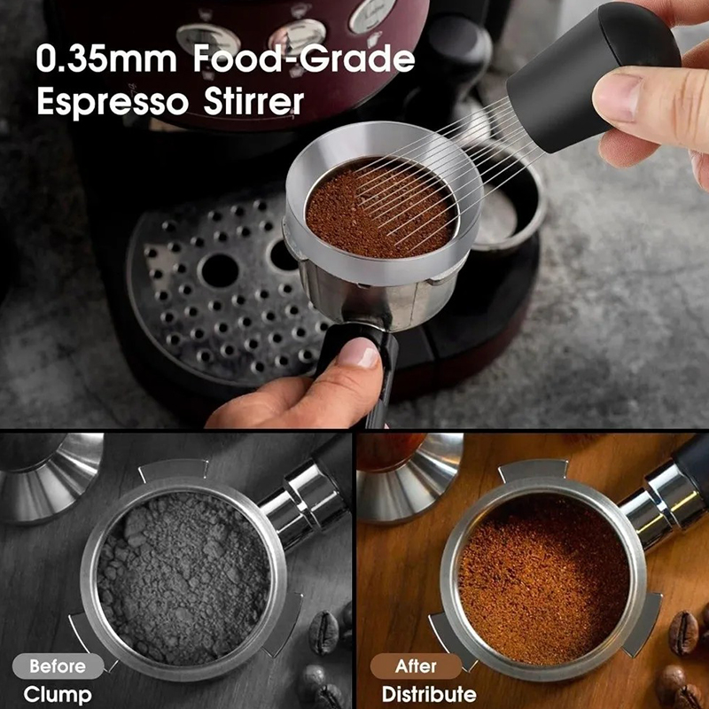 5Pcs Espresso Accessories Kit  - Coffee Tamper Leveler 评论和价格