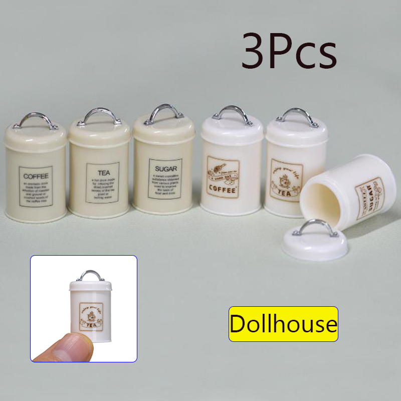 3Pcs Miniature Dollhouse Mini  - Coffee Y Tea 评论和价格