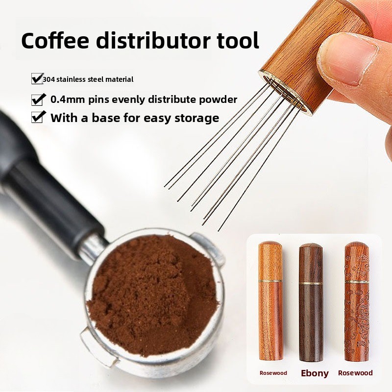 Wood Stainless Steel Coffee Po - Coffee Tamper Leveler 评论和价格