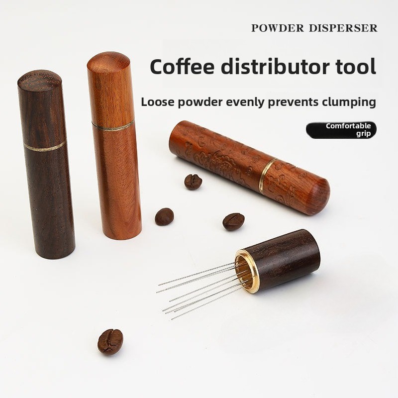 Wood Stainless Steel Coffee Po - Coffee Tamper Leveler 评论和价格