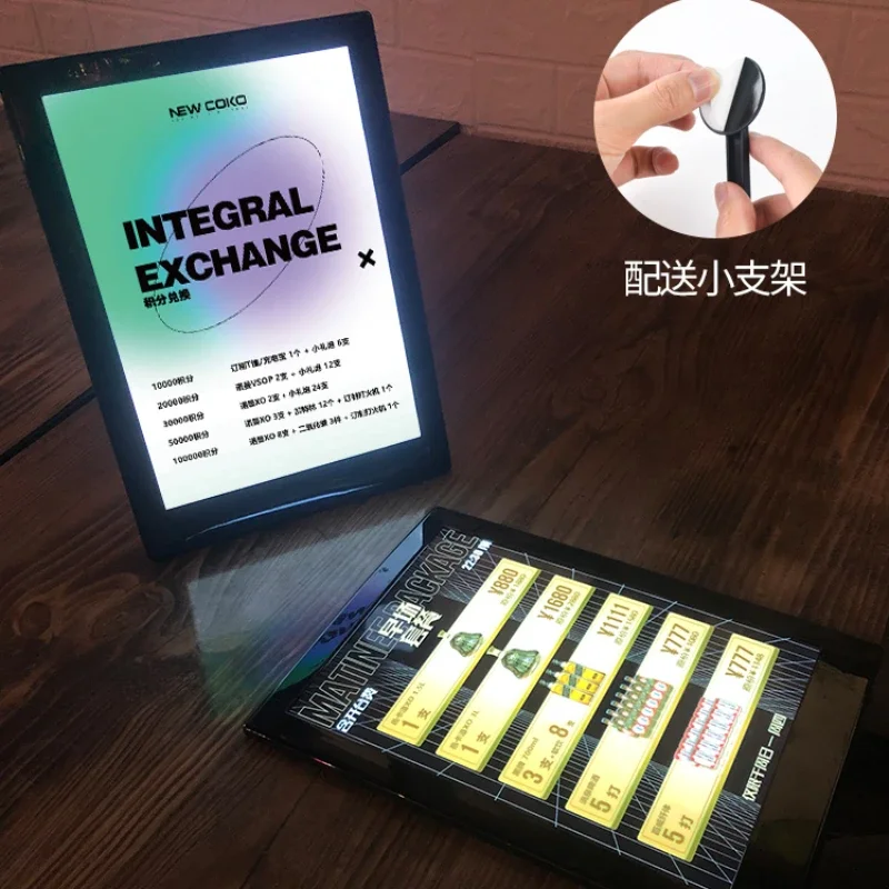Illuminated LED Wine List Disp - Coffee Tea Menu 评论和价格
