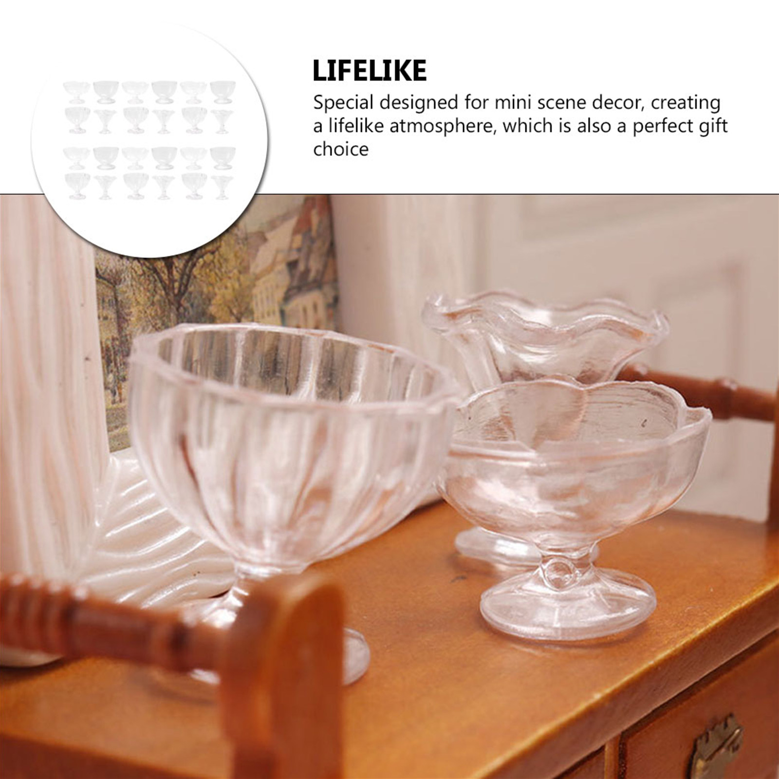 24Pcs Miniature Cups Mini Ice  - Coffee Y Tea 评论和价格