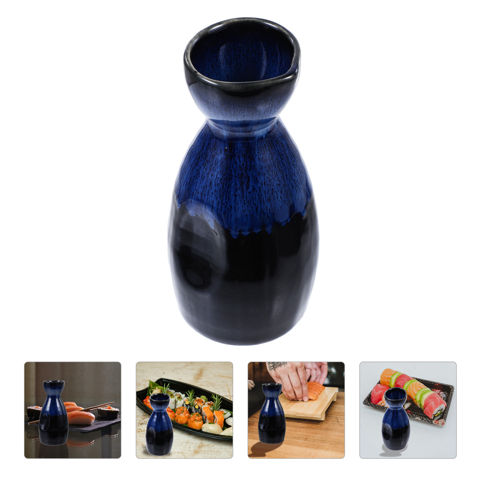 Japanese Style Blue Ceramic Wi - Water Tea And Coffee 评论和价格