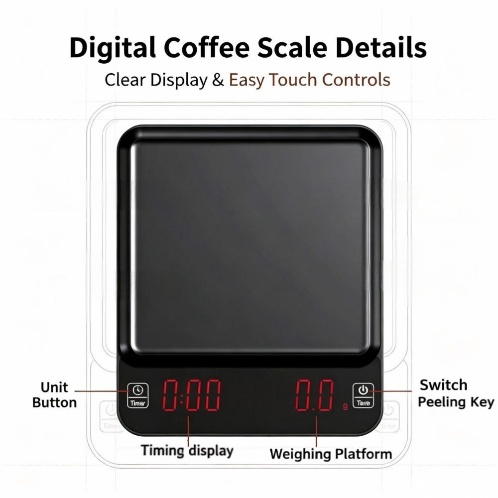 3kg/0.1g High Precision Digita - Coffee & Tea - Pastry Góc Xanh 评论和价格