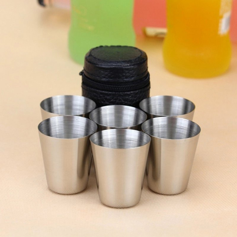 4/6Pcs Stainless Steel Cups Mi - Coffee Tea Sugar Canister Set 评论和价格