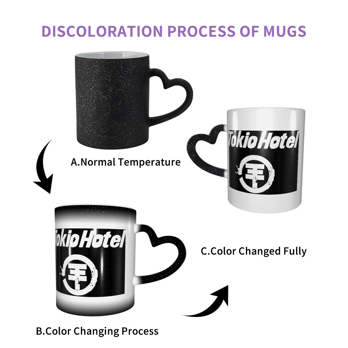 Tokio Hotel Logo Mug Funny Cer - Coffee Tea Logo 评论和价格