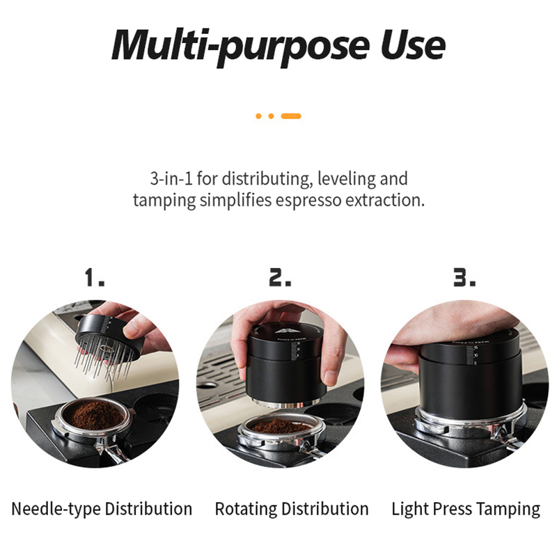 OANKR 2-in-1 Coffee Tamper wit - Coffee Tamper Leveler 评论和价格