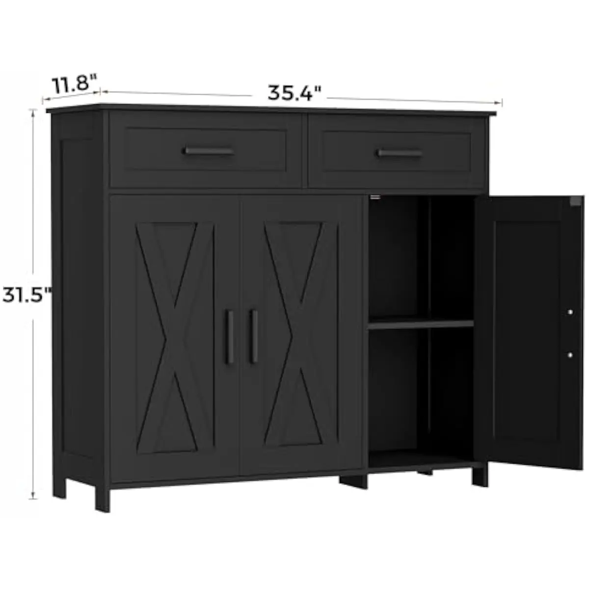 Coffee Bar Storage Cabinet wit - Coffee & Tea - Pastry Góc Xanh 评论和价格