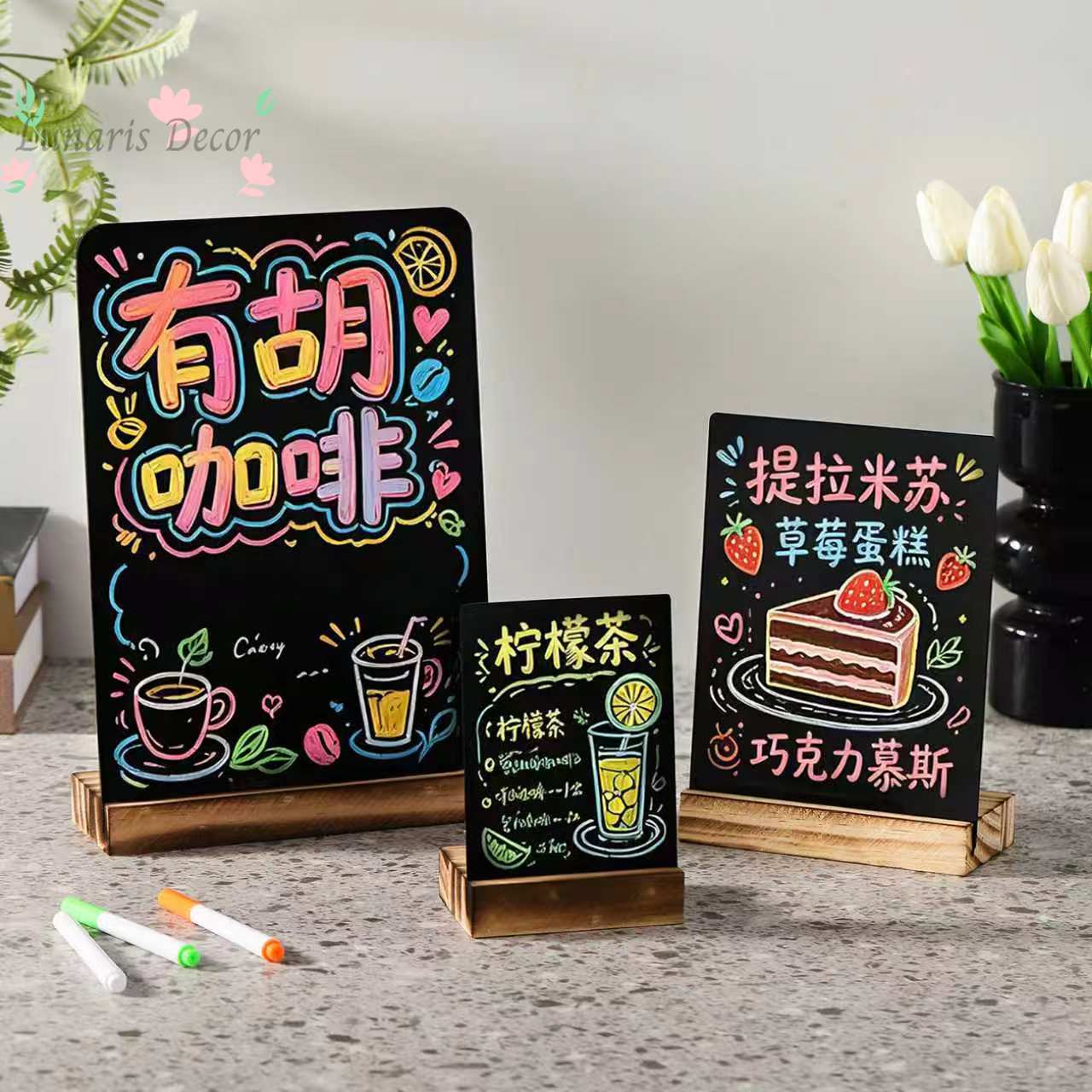 A4 rewritable stall advertisin - Coffee Tea Menu 评论和价格