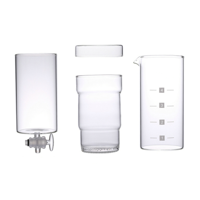 400ml Double Layer Cold Brew C - French Press Glass 评论和价格