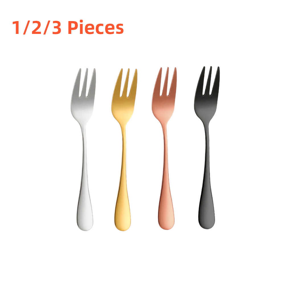 1/2/3 Pieces Gold Fruit Fork S - Coffee Tea Sugar Canister Set 评论和价格