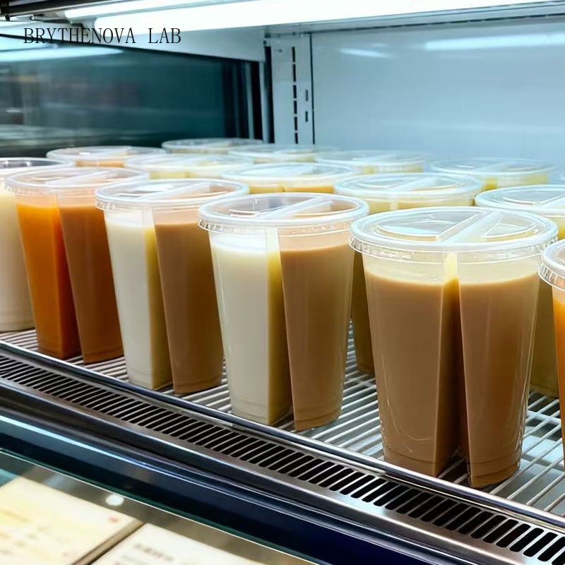 2-in-1 Disposable Plastic Cups - Coffee Tea Boba 评论和价格