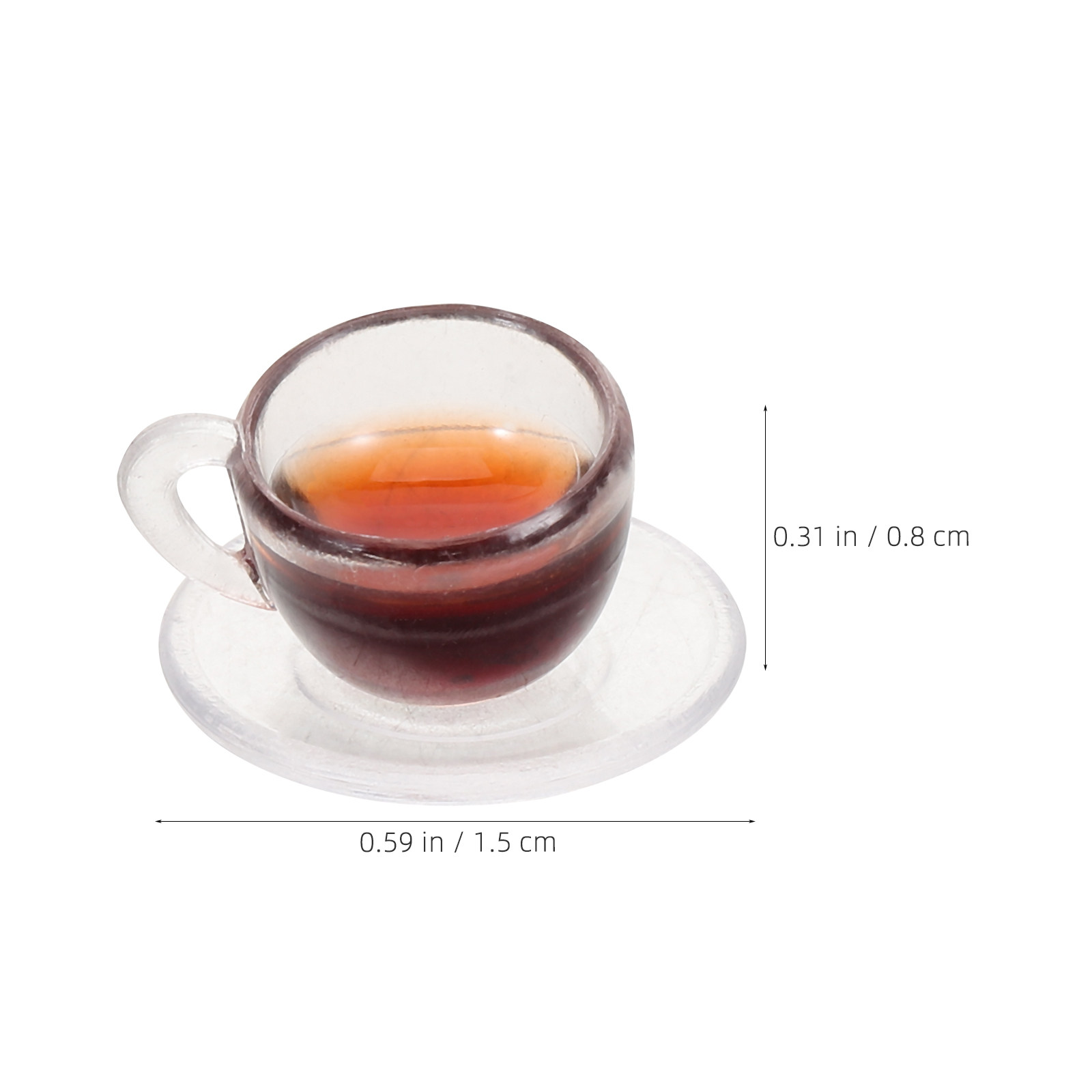 2Sets Realistic Miniature Coff - Coffee Y Tea 评论和价格