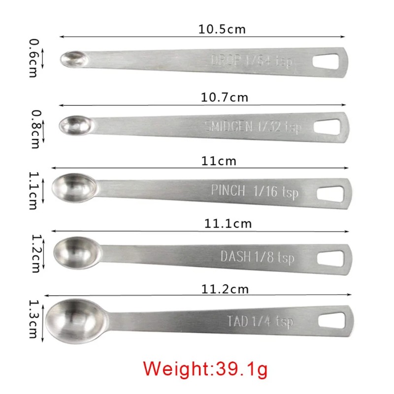5pcs/Set Small Measuring Spoon - Coffee Tea Sugar Canister Set 评论和价格
