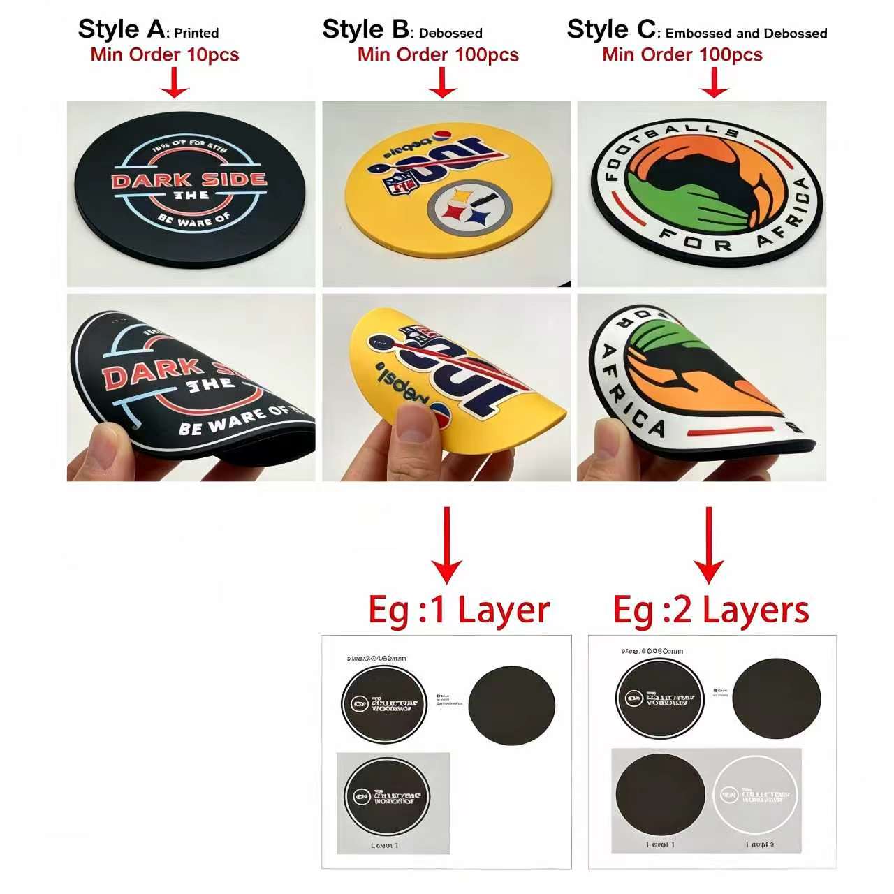 Custom Logo Soft Rubber Cup Ma - Coffee Tea Logo 评论和价格