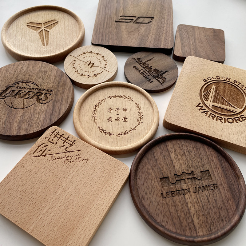 2PCS Wooden Coaster Tea Coffee - Coffee Y Tea 评论和价格