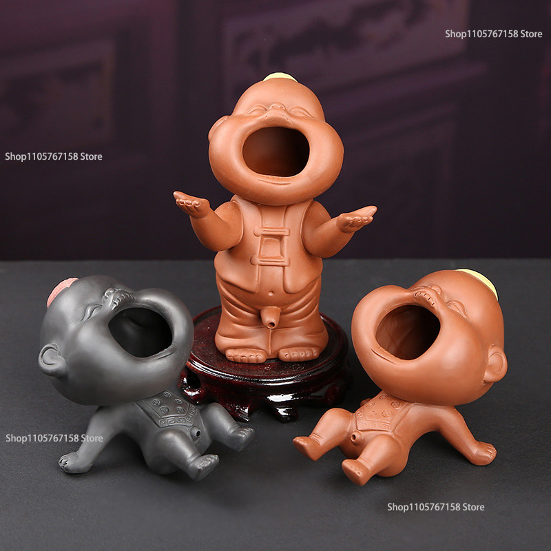 Cute Purple Sand Urine Boy Tea - Coffee Tea And Sugar Canisters 评论和价格