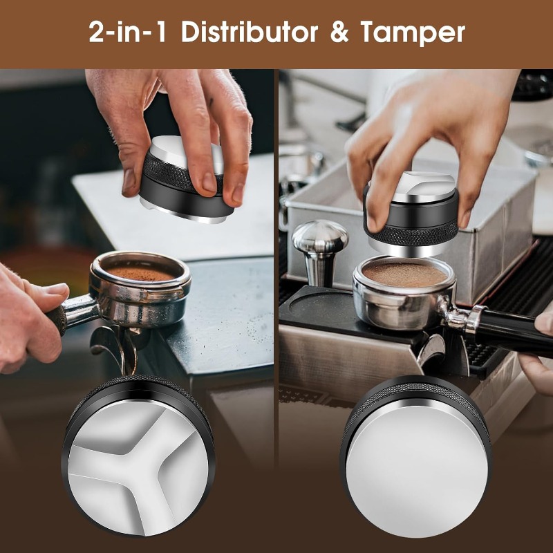 51/53/58mm 5pcs Espresso Set - - Coffee Tamper Leveler 评论和价格