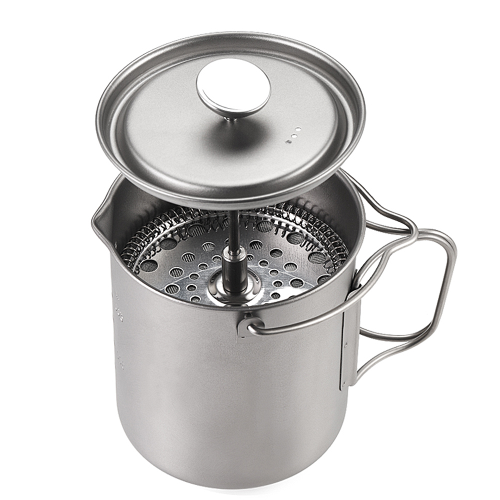 Lixada 750ml Titanium Coffee C - French Press Glass 评论和价格