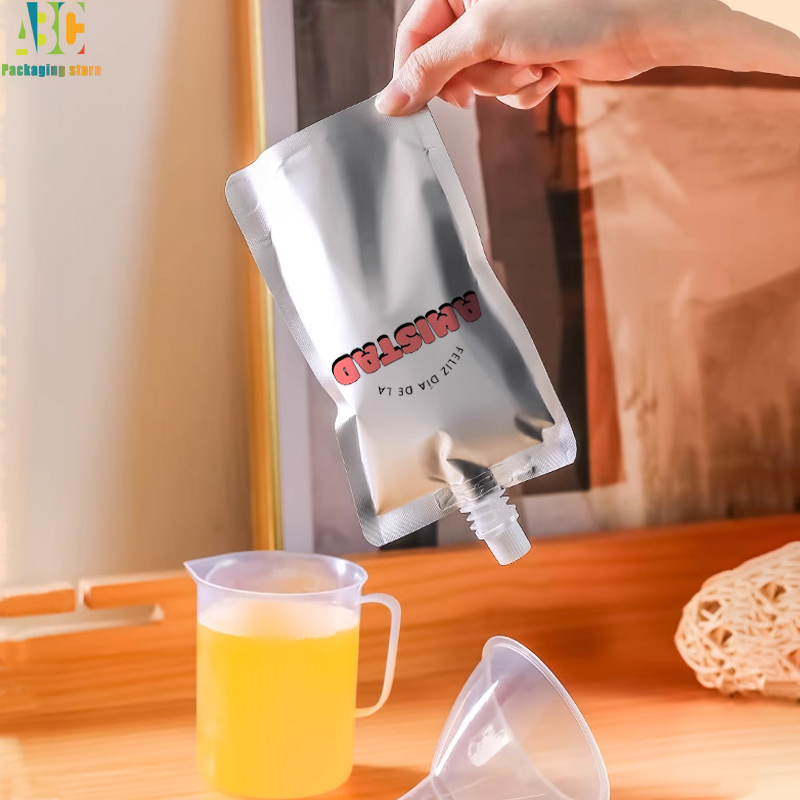 Aluminum Foil Spout Bag with C - Coffee Tea Logo 评论和价格