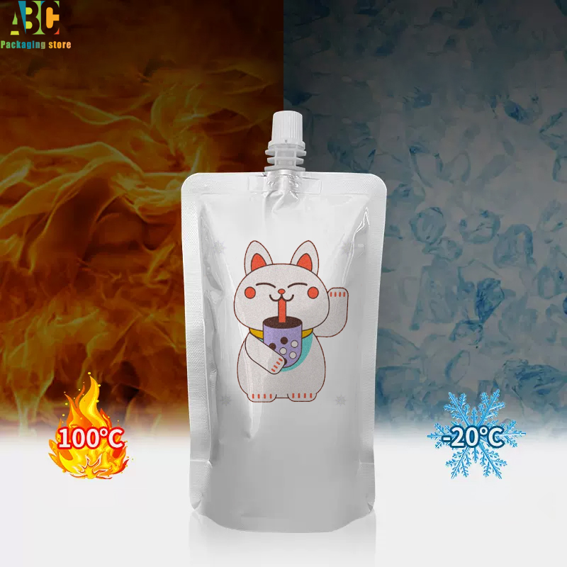 Aluminum Foil Spout Bag with C - Coffee Tea Logo 评论和价格