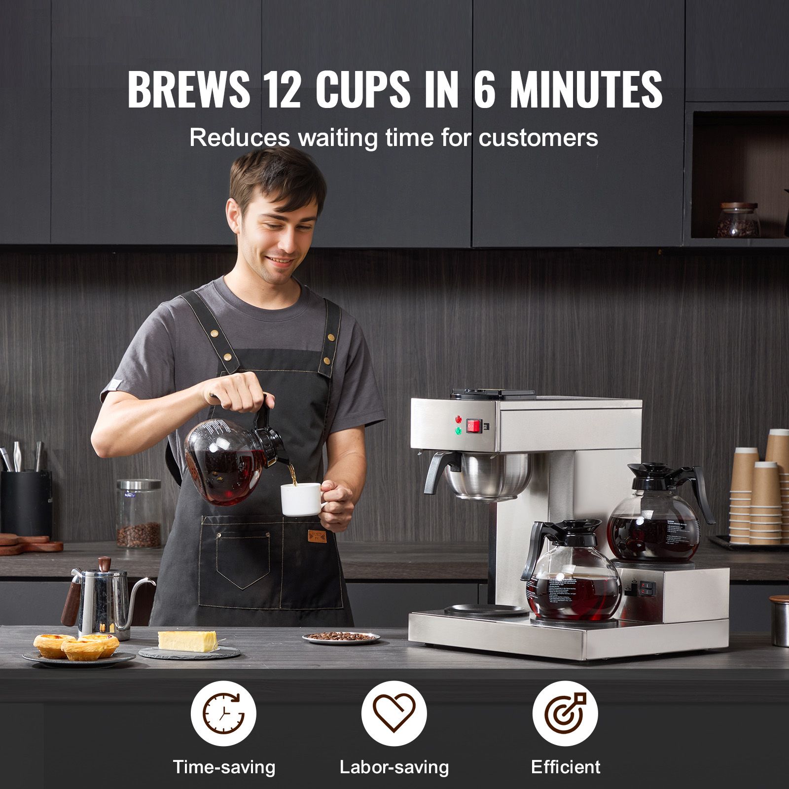 12 Cups Commercial Drip Coffee - Coffee & Tea - Pastry Góc Xanh 评论和价格