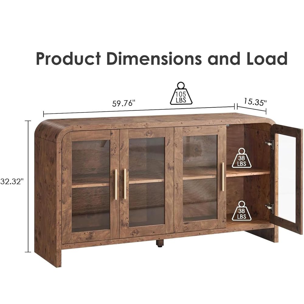 Sideboard Buffet Cabinet with  - Coffee & Tea - Pastry Góc Xanh 评论和价格