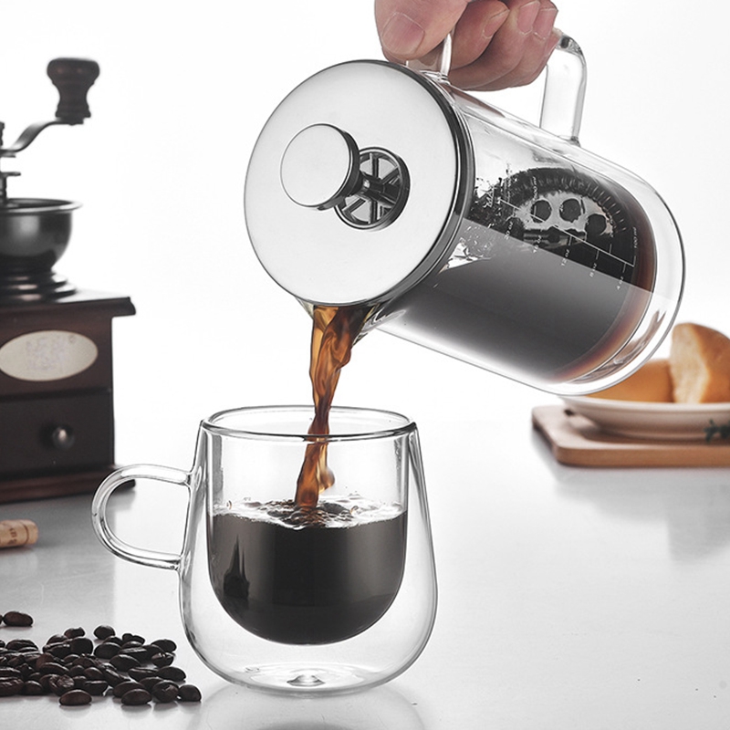 Double Layer High Borosilicate - French Press Glass 评论和价格