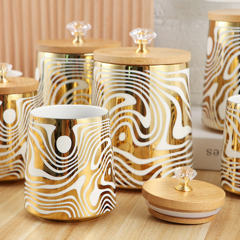 Set of 7 Color Glazed Ceramic  - Coffee Tea Sugar Canister Set 评论和价格