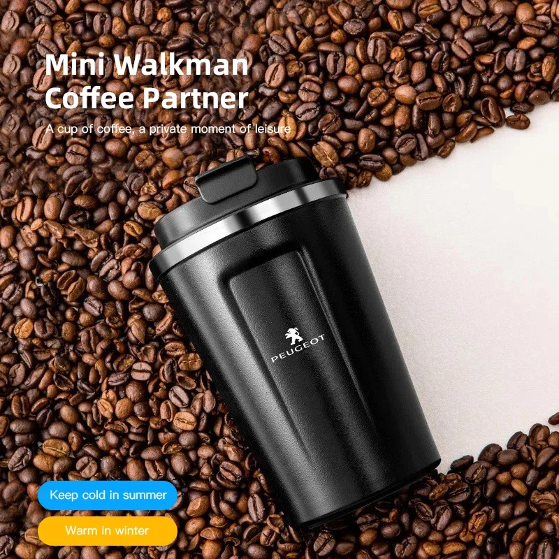 Car Coffee Mug Thermal Insulat - Coffee Tea Logo 评论和价格