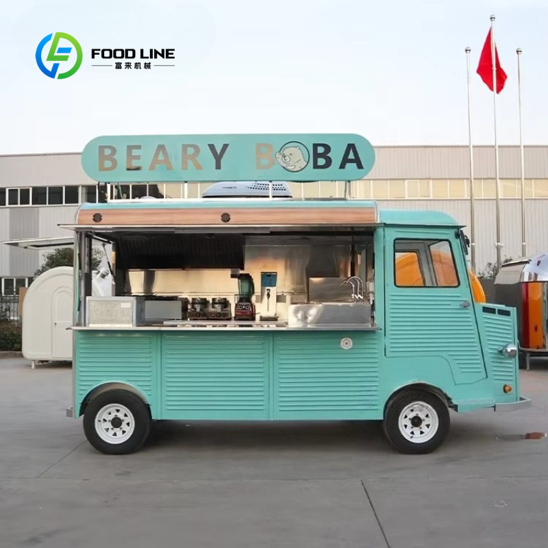 Electric Mobile Food Truck Cus - Coffee Tea Boba 评论和价格